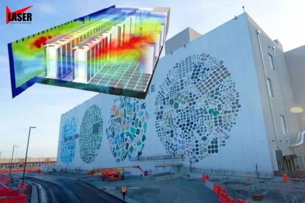 Lớp sơn bên ngoài các tòa data center còn giúp kiểm soát nhiệt độ bên trong tòa nhà